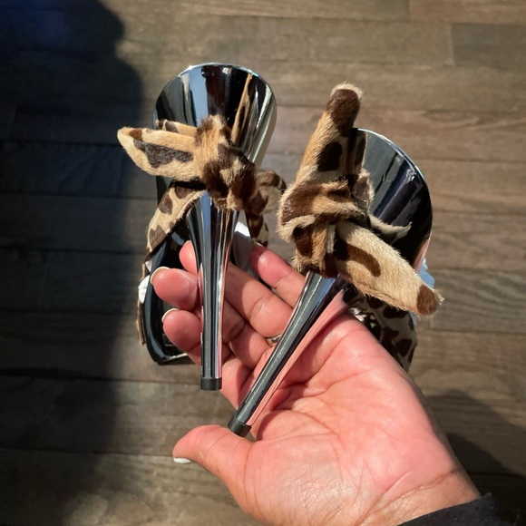 Giuseppe Zanotti Women's Pony Hair Mules - Picture 5 of 7